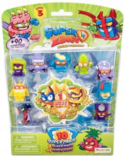 SUPER ZINGS - Super Zings Series 3 10 Figurines 1 Zlaté figúrky