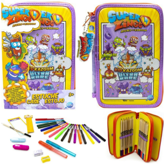 SUPER ZINGS - Super Zings Series 4 Puzdro na ceruzku so 40 el.