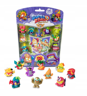SUPER ZINGS - Super Zings Series 5, 10 Figuríny, 1 zlatá figúrka