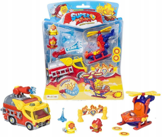 SUPER ZINGS - Super Zings Series 5 Fire Strike 2 Figurs Vozidlá