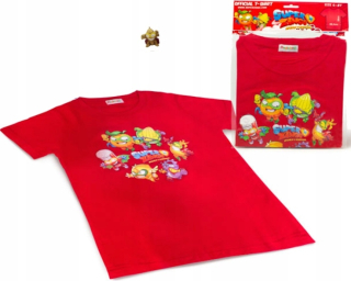 SUPER ZINGS - Super Zings T-Shirt tričko 6-8Y + zlatý figurín