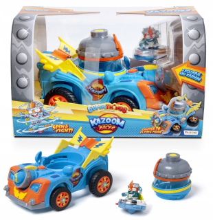 SUPER ZINGS - Super Zings Veci Vozidlo Kazoom Racer + Kid KaZoom
