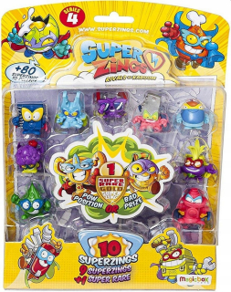 SUPER ZINGS - Super Zings Set 10 Obrázky Séria Gold Series 4