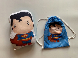 Superman - Supermen Ponytie Mascot + batoh
