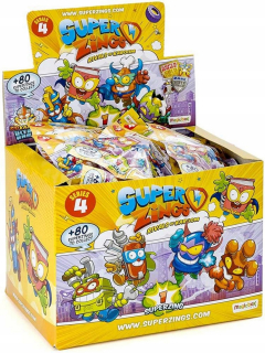 SUPER ZINGS - Superzings Series 4 Box 50 Figurus Super Zings