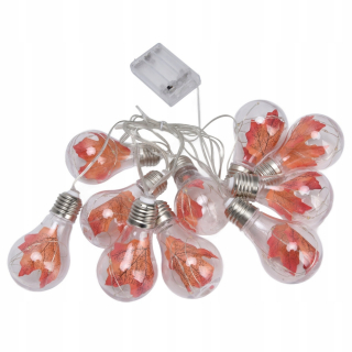 GIRLADNA DEKORATÍVNE LAMPY 10LED LISTY 4M