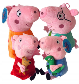 Pepa Pig - Prasa Pepa Celá rodina Mascot Set Sing