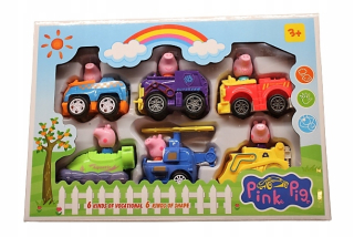 Pepa Pig - PAG PEPPA AUTOMOBILY OBRÁZKA Hračkárska súprava