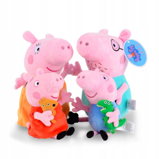 Pepa Pig - Peppa ošípané celé rodinné originálové súpravy 32cm