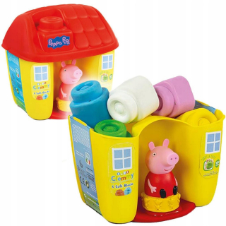 Pepa Pig - Peppa Pig Cottage Klocki Bucket Clementoni PR