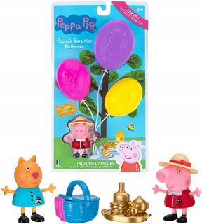 Pepa Pig - Peppa ošípané figúrka piknik balóny prekvapenie