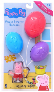 Pepa Pig - Peppa ošípané figurín s medvedíkom balóny prekvapenia