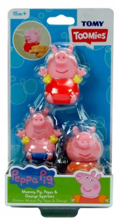 Pepa Pig - Peppa ošípané čísla pre vodu s prasami mum 3ks
