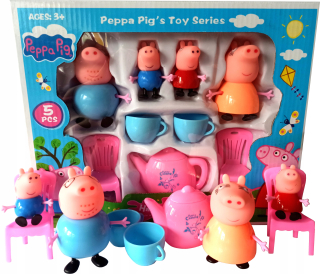 Pepa Pig - Peppa ošípané čísla pohybujúce sa čaju