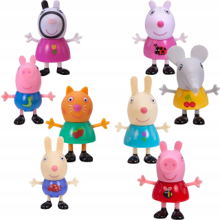 Pepa Pig - Peppa prasa tvár figúrka sada figúrnych priateľov