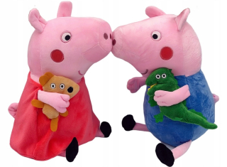 Pepa Pig - Peppa George Pras Big Mascot XL Singing 40 cm