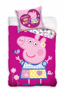 Pepa Pig - Peppa George Peppa Peppa Posteľná bielizeň 140x200