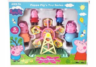 Pepa Pig - Peppa ošípané carousel zábavný park + figúrky