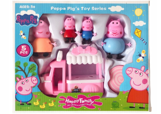 Pepa Pig - Peppa hrnčiarska zmrzlina zmrzlina set + figúrky