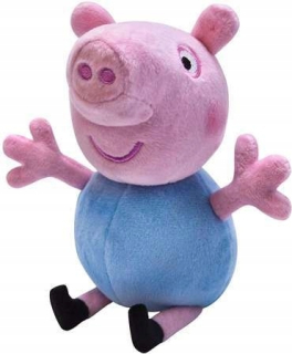 Pepa Pig - Peppa prasa Mascot brat george plyš 33 cm