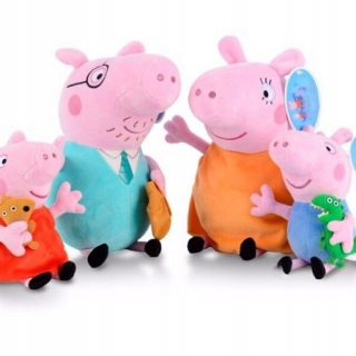 Pepa Pig - Peppa Pig Maskot Cuddly Peppa Family 4
