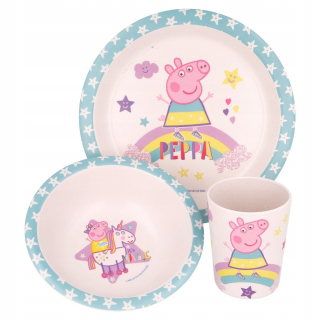 Pepa Pig - Peppa Peppa Prasa Bambusové súpravy Eko
