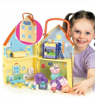 Pepa Pig - Swinka Peppa Pig House Chata 4 Obrázky + MAT KURIER
