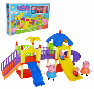 Pepa Pig - Peppa Pig Play Square Slide + 4 čísla