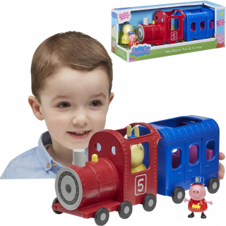 Pepa Pig - Peppa Pigra vlak Guide + 2 figúrky Peppa