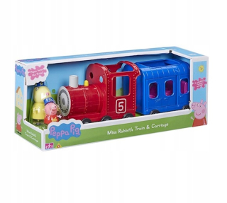 Pepa Pig - Peppa prasa - vlak s vozňa + figúrky