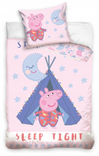 Pepa Pig - Peppa ošípané deti bavlna 135x200