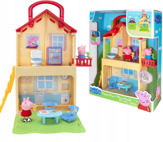 Pepa Pig - Peppa prasa paluby Chata Suitcase 2 Figurines