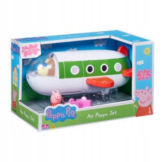Pepa Pig - Peppa Peppy Aircraft s figúrkami kufra