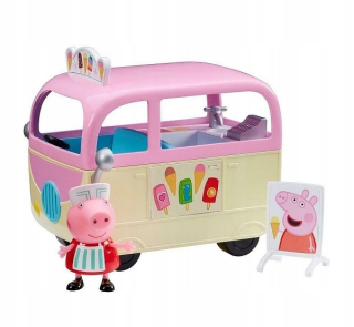 Pepa Pig - Peppa dodávka s zmrzlinou + Figurine 06495