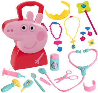 Pepa Pig - Peppa Pig Suitcase + šperky + lekárska súprava
