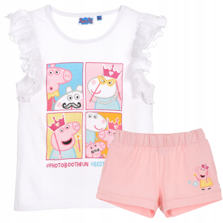 Pepa Pig - Peppa prasacia sada šortiek tričko 116