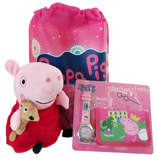 Pepa Pig - Peppa potrubná set Mascot Pepa Watch Bag