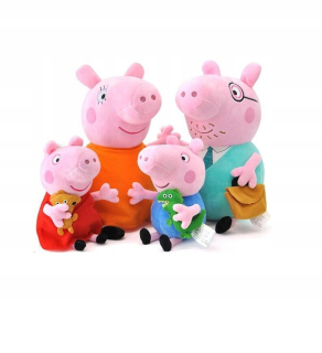 Pepa Pig - Peppa prasacia set rodina plyš