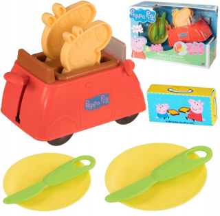 Pepa Pig - Peppa prasa raňajky súprava hriankovač toast tal