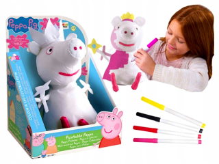 Pepa Pig - Peppa Piggy Mascot na farbenie PEPPA prasa