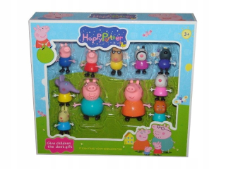 Pepa Pig - Peppa prasa a priatelia 11 figúrky