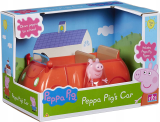 Pepa Pig - Ošípané ošípané auto figurín