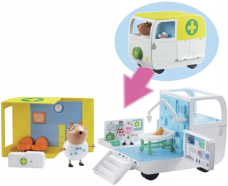 Pepa Pig - Ošípané ošípané vozidlo doktor figurín