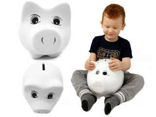 Pepa Pig - Piggy Bank White Gigant XXXL + Váš nápis