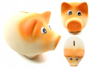 Pepa Pig - Piggy Bank Ecru Giant + Váš nápis (SK2K)