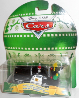 McQueen - Šerif Policajt Holiday Sheriff Car Cars 1:55