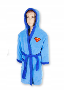 Superman - Detský župan 92 - 98 Superman Clear Blue
