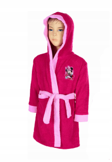 Minnie Mouse - Fote 134 Detská župan - 140 Fuchsia Minnie