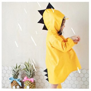 Minnie Mouse - Safebet roztomilý dinosaurus pláštenka vonku žltá M.
