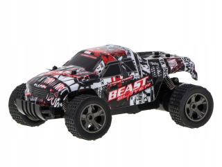 BING A PRIATELIA - Rc rock crawler lezenie 1/18 červená